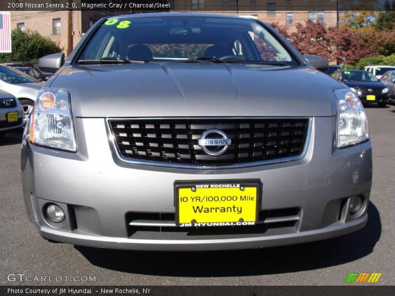 Magnetic Gray / Charcoal/Steel 2008 Nissan Sentra 2.0