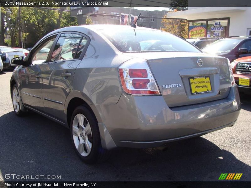 Magnetic Gray / Charcoal/Steel 2008 Nissan Sentra 2.0
