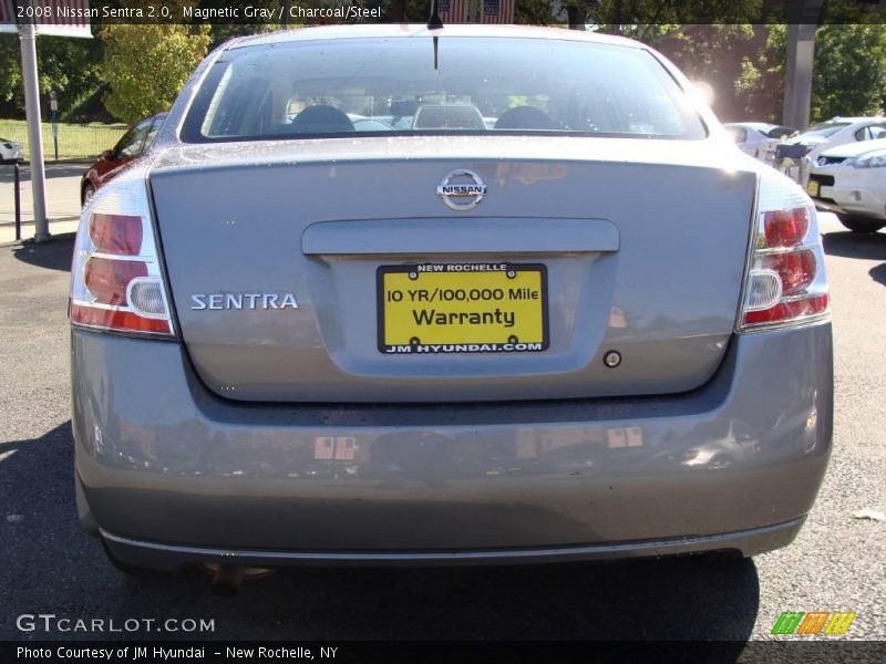 Magnetic Gray / Charcoal/Steel 2008 Nissan Sentra 2.0