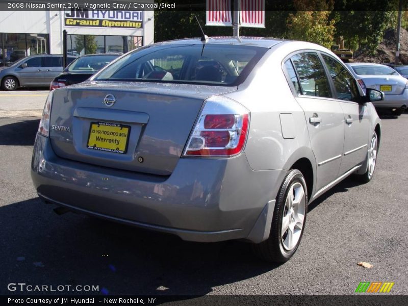 Magnetic Gray / Charcoal/Steel 2008 Nissan Sentra 2.0