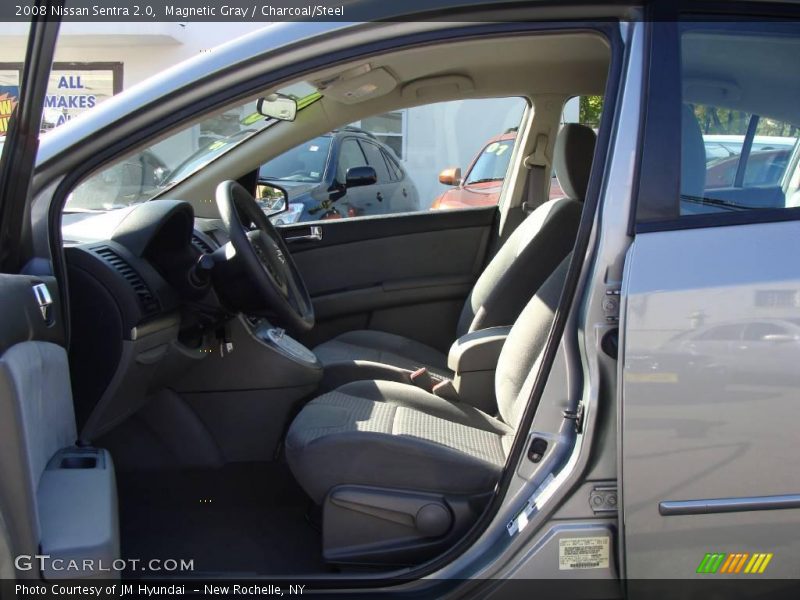 Magnetic Gray / Charcoal/Steel 2008 Nissan Sentra 2.0