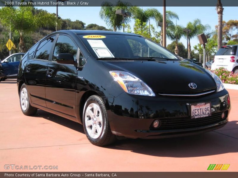 Black / Gray 2008 Toyota Prius Hybrid Touring