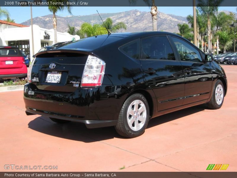 Black / Gray 2008 Toyota Prius Hybrid Touring