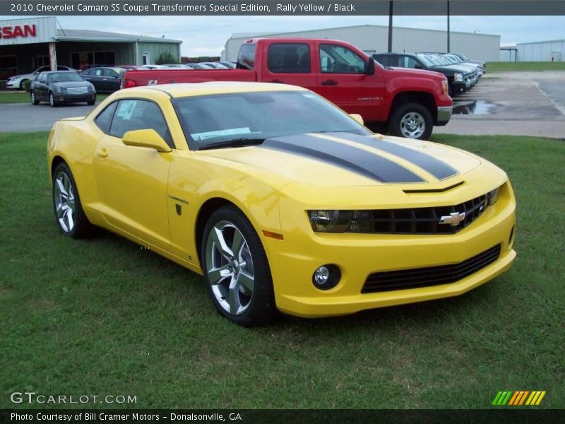 Rally Yellow / Black 2010 Chevrolet Camaro SS Coupe Transformers Special Edition