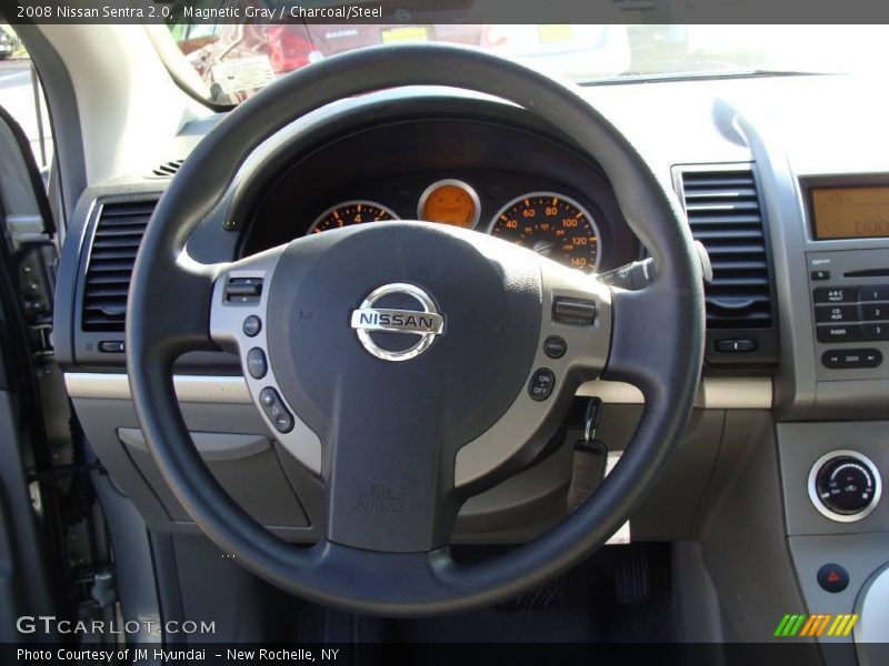 Magnetic Gray / Charcoal/Steel 2008 Nissan Sentra 2.0