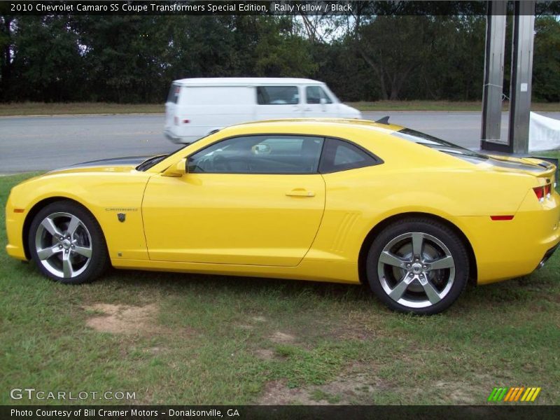 Rally Yellow / Black 2010 Chevrolet Camaro SS Coupe Transformers Special Edition