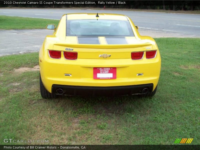 Rally Yellow / Black 2010 Chevrolet Camaro SS Coupe Transformers Special Edition
