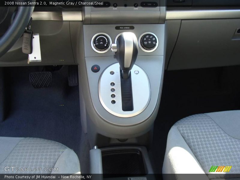 Magnetic Gray / Charcoal/Steel 2008 Nissan Sentra 2.0
