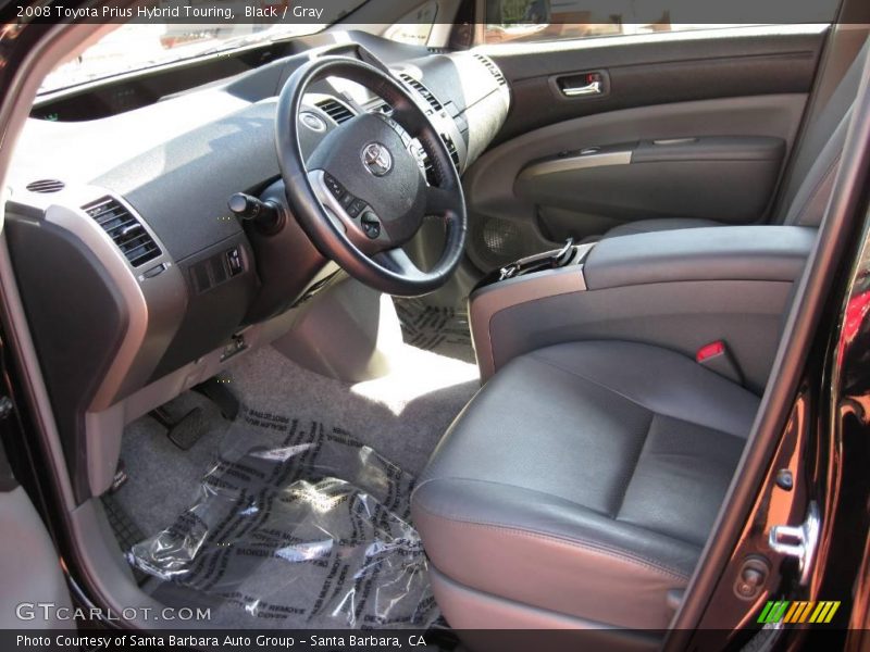 Black / Gray 2008 Toyota Prius Hybrid Touring