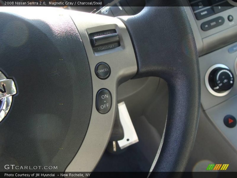 Magnetic Gray / Charcoal/Steel 2008 Nissan Sentra 2.0