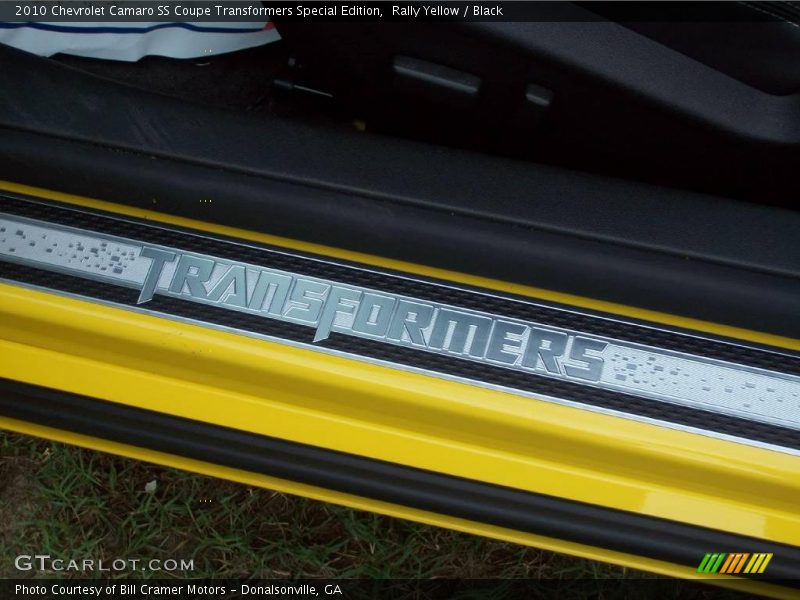 Rally Yellow / Black 2010 Chevrolet Camaro SS Coupe Transformers Special Edition