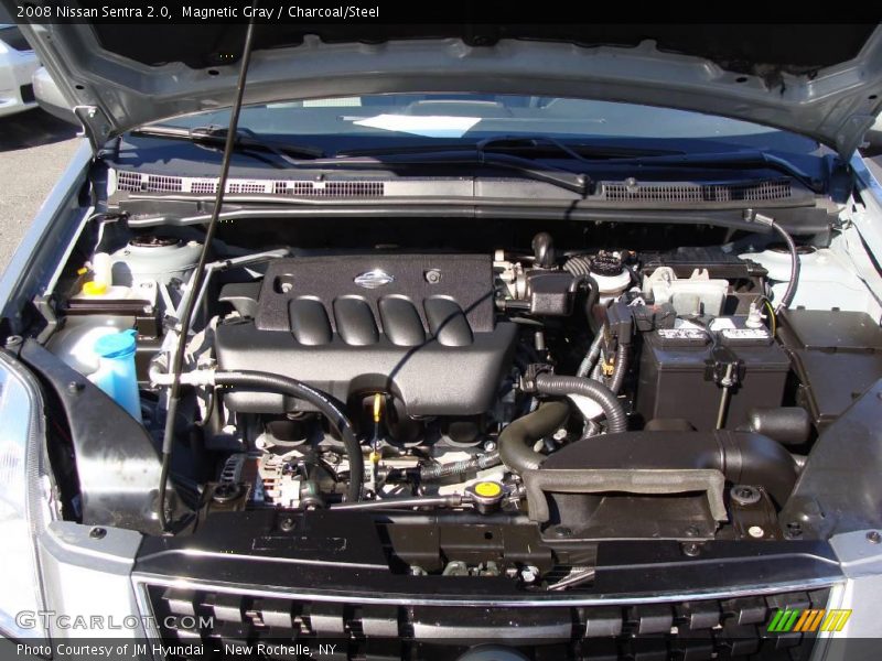 Magnetic Gray / Charcoal/Steel 2008 Nissan Sentra 2.0