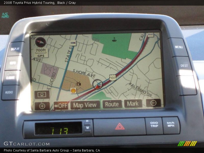 Black / Gray 2008 Toyota Prius Hybrid Touring