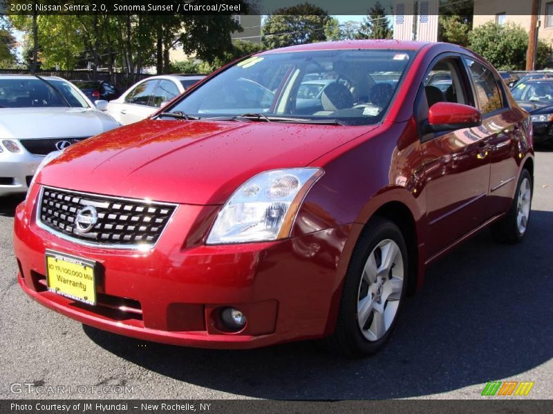 Sonoma Sunset / Charcoal/Steel 2008 Nissan Sentra 2.0
