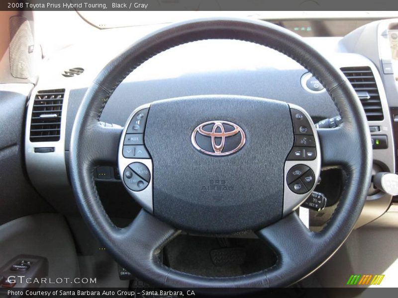 Black / Gray 2008 Toyota Prius Hybrid Touring
