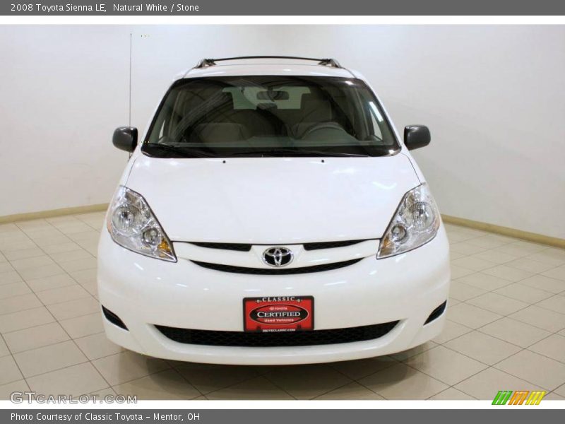 Natural White / Stone 2008 Toyota Sienna LE