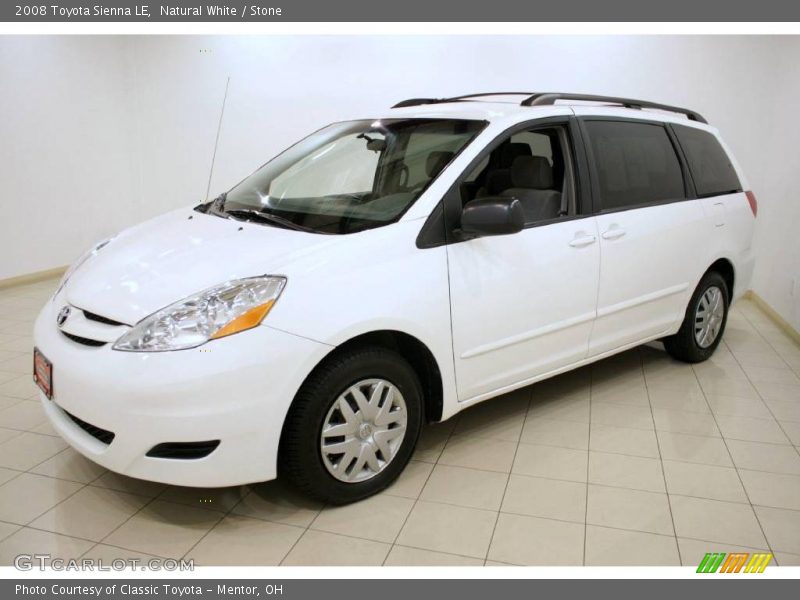Natural White / Stone 2008 Toyota Sienna LE