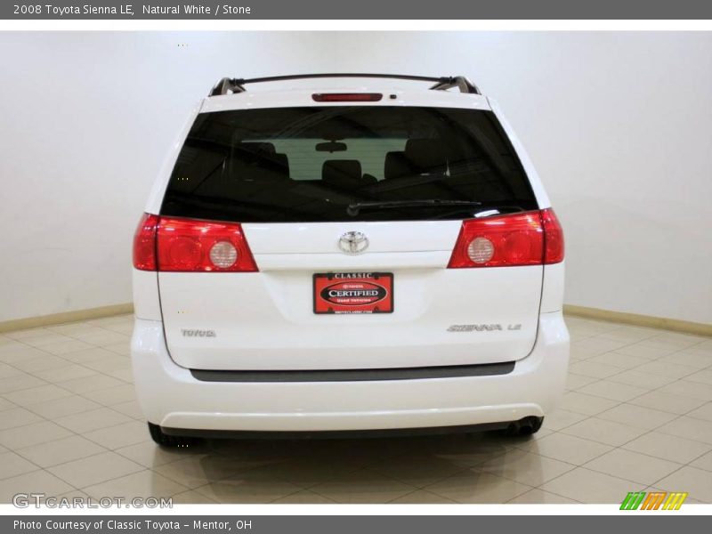 Natural White / Stone 2008 Toyota Sienna LE