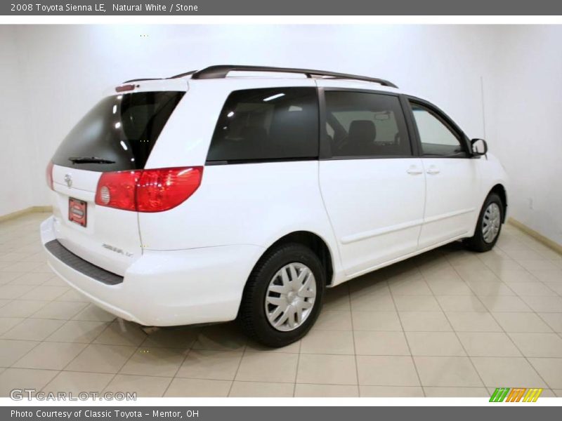 Natural White / Stone 2008 Toyota Sienna LE