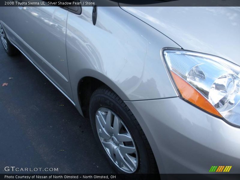 Silver Shadow Pearl / Stone 2008 Toyota Sienna LE