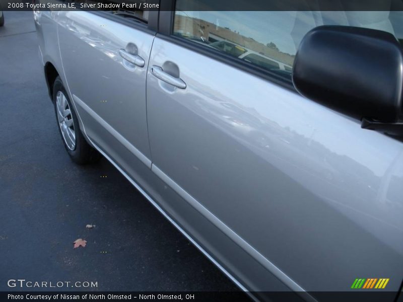 Silver Shadow Pearl / Stone 2008 Toyota Sienna LE