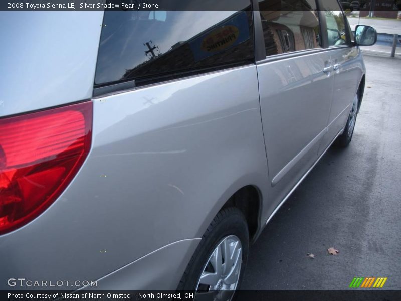 Silver Shadow Pearl / Stone 2008 Toyota Sienna LE