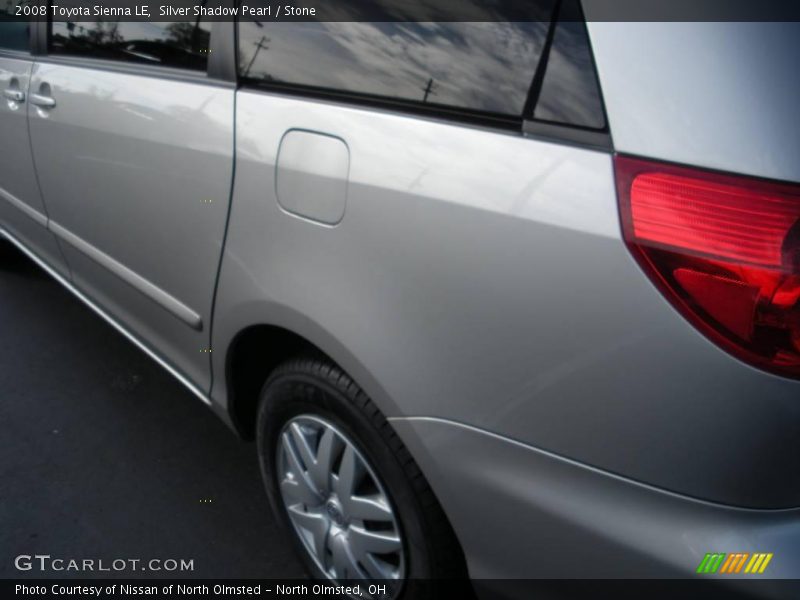 Silver Shadow Pearl / Stone 2008 Toyota Sienna LE