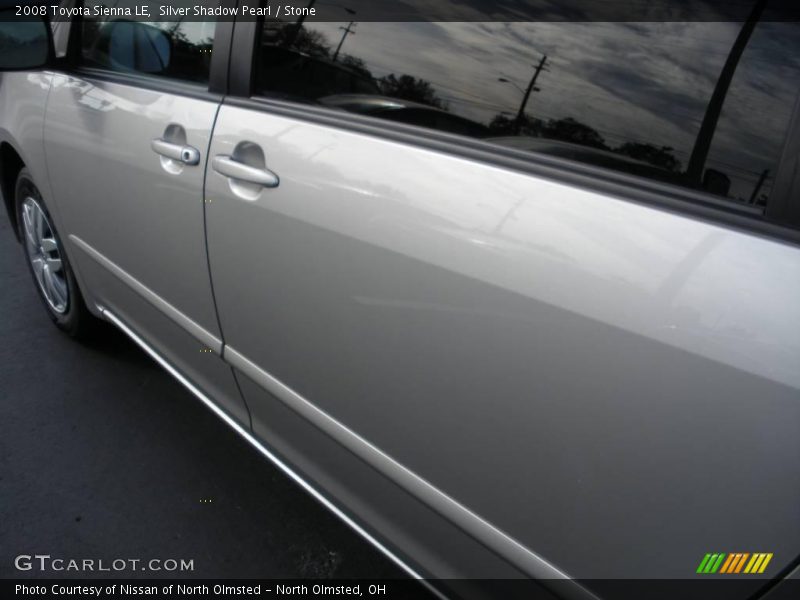 Silver Shadow Pearl / Stone 2008 Toyota Sienna LE