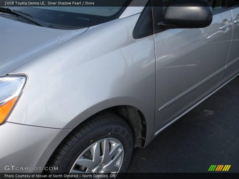 Silver Shadow Pearl / Stone 2008 Toyota Sienna LE