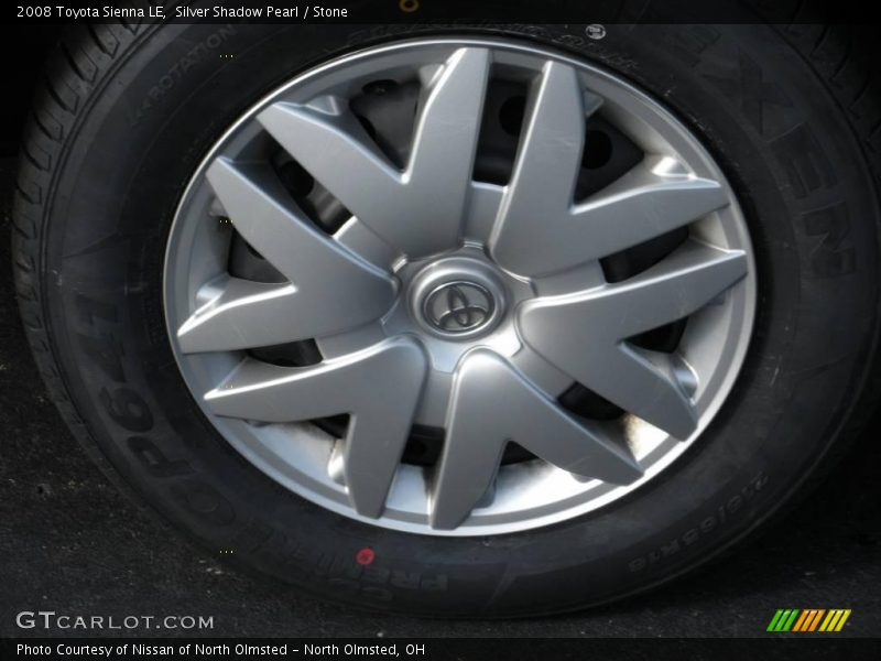 Silver Shadow Pearl / Stone 2008 Toyota Sienna LE