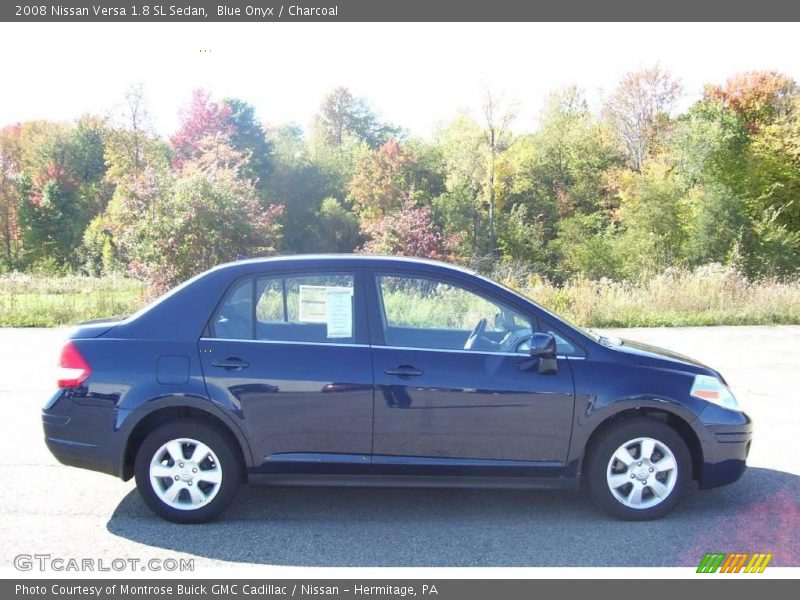 Blue Onyx / Charcoal 2008 Nissan Versa 1.8 SL Sedan