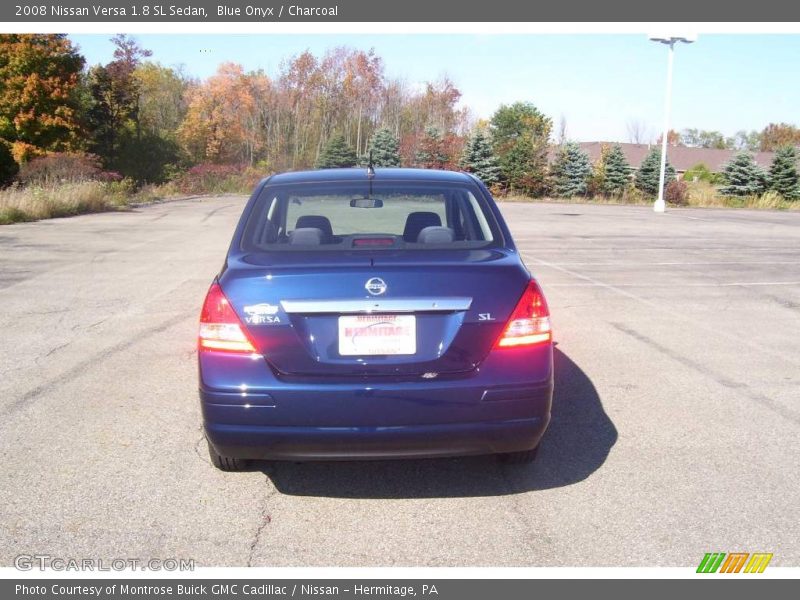 Blue Onyx / Charcoal 2008 Nissan Versa 1.8 SL Sedan
