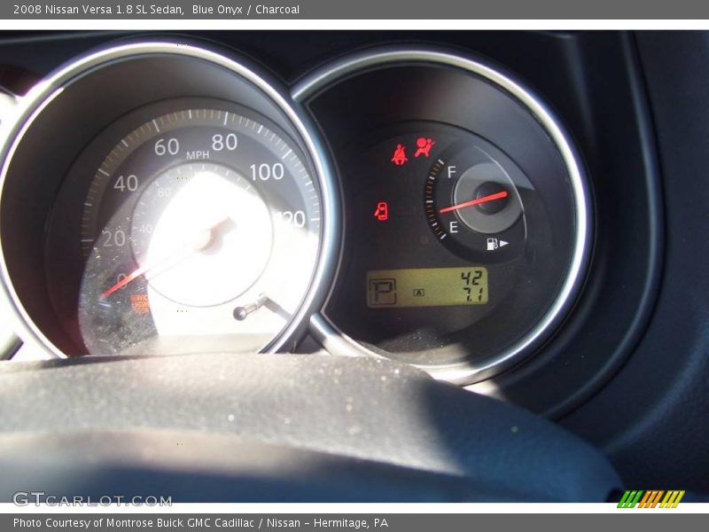 Blue Onyx / Charcoal 2008 Nissan Versa 1.8 SL Sedan