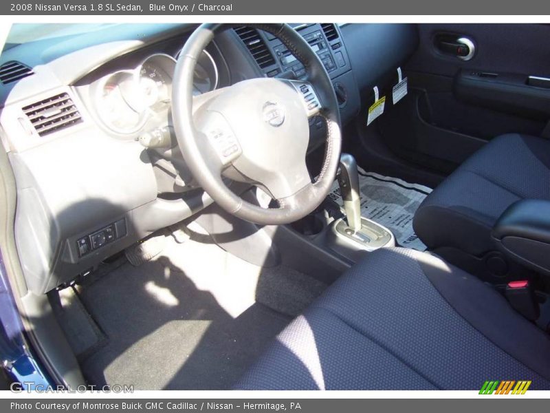 Blue Onyx / Charcoal 2008 Nissan Versa 1.8 SL Sedan