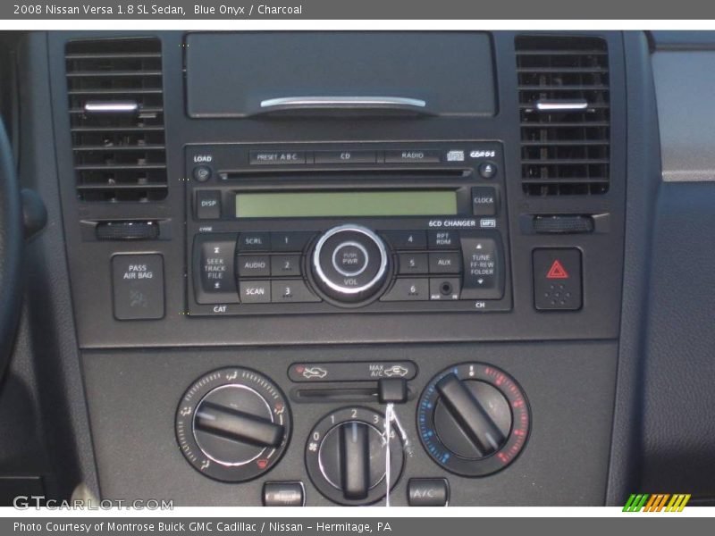 Blue Onyx / Charcoal 2008 Nissan Versa 1.8 SL Sedan