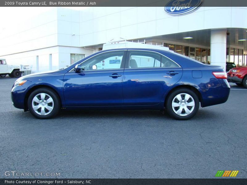 Blue Ribbon Metallic / Ash 2009 Toyota Camry LE