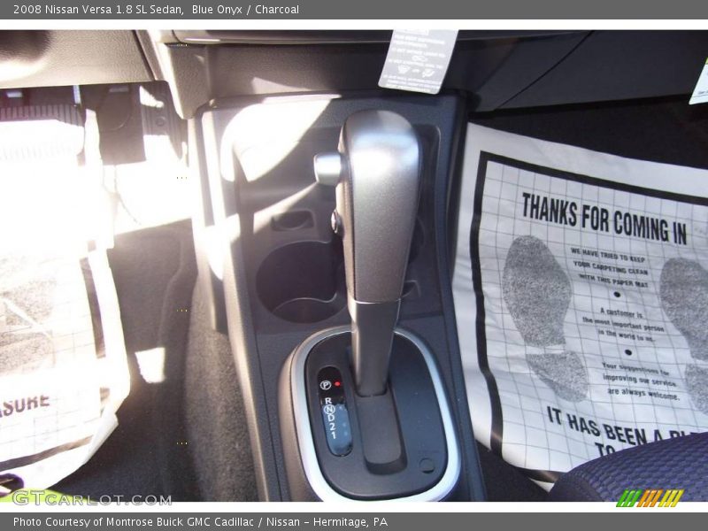 Blue Onyx / Charcoal 2008 Nissan Versa 1.8 SL Sedan