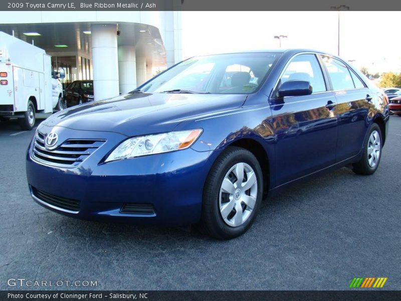 Blue Ribbon Metallic / Ash 2009 Toyota Camry LE