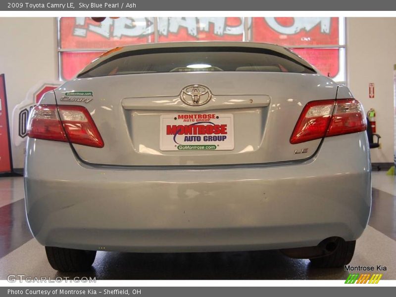 Sky Blue Pearl / Ash 2009 Toyota Camry LE