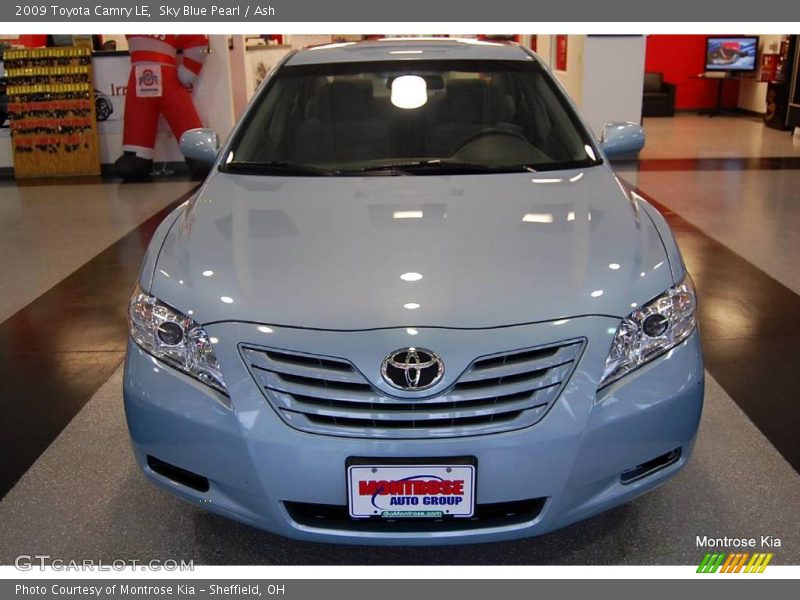 Sky Blue Pearl / Ash 2009 Toyota Camry LE