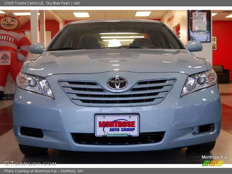 Sky Blue Pearl / Ash 2009 Toyota Camry LE