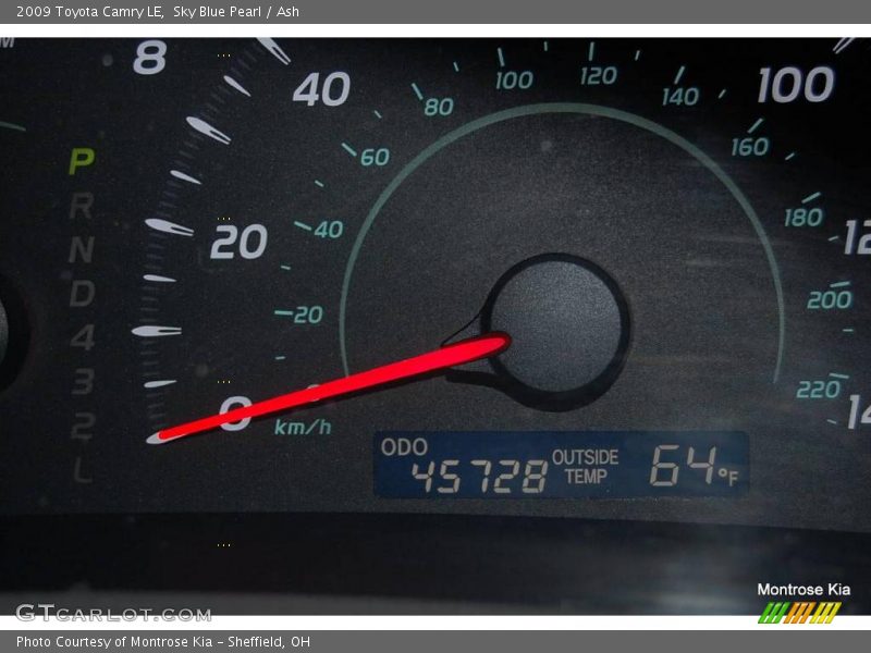 Sky Blue Pearl / Ash 2009 Toyota Camry LE