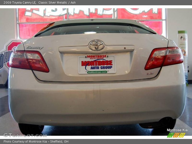 Classic Silver Metallic / Ash 2009 Toyota Camry LE
