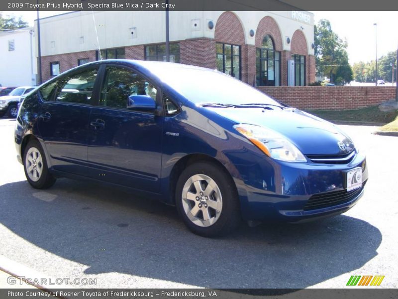 Spectra Blue Mica / Dark Gray 2009 Toyota Prius Hybrid