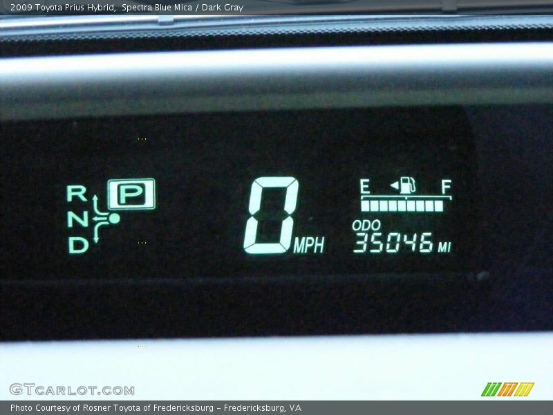 Spectra Blue Mica / Dark Gray 2009 Toyota Prius Hybrid