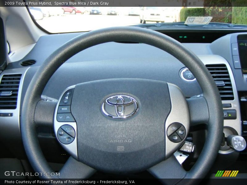 Spectra Blue Mica / Dark Gray 2009 Toyota Prius Hybrid