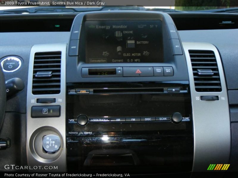 Spectra Blue Mica / Dark Gray 2009 Toyota Prius Hybrid