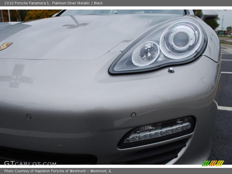 Platinum Silver Metallic / Black 2010 Porsche Panamera S