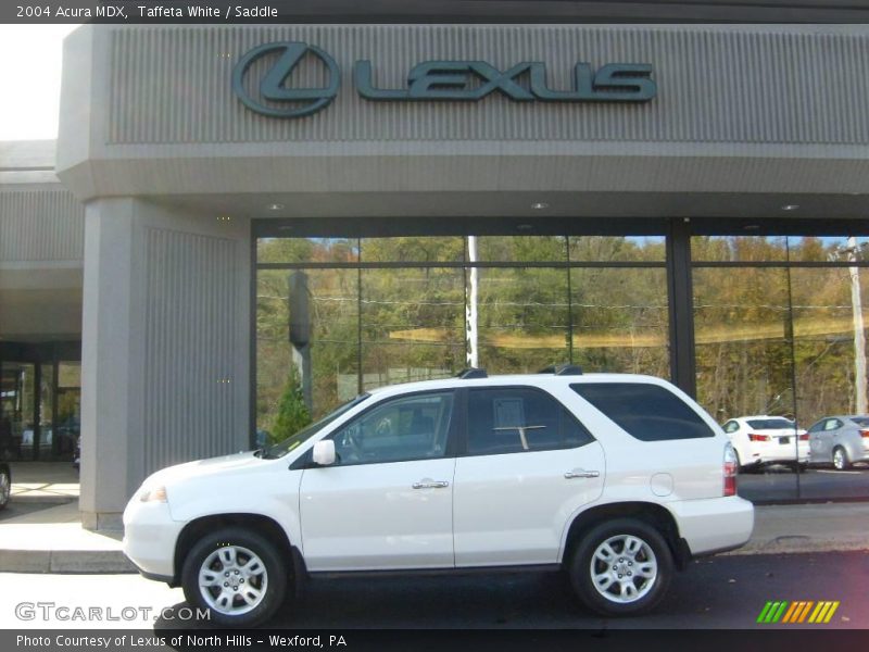 Taffeta White / Saddle 2004 Acura MDX