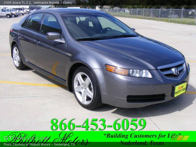 Anthracite Metallic / Ebony 2006 Acura TL 3.2